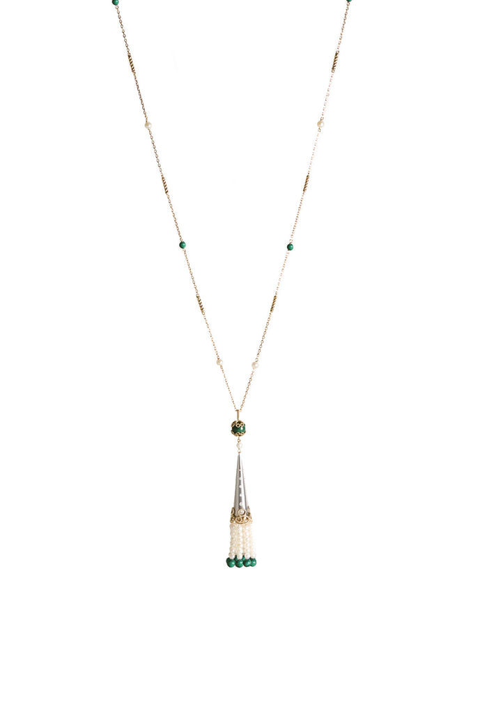 Sabha With Pearls & Gemstones