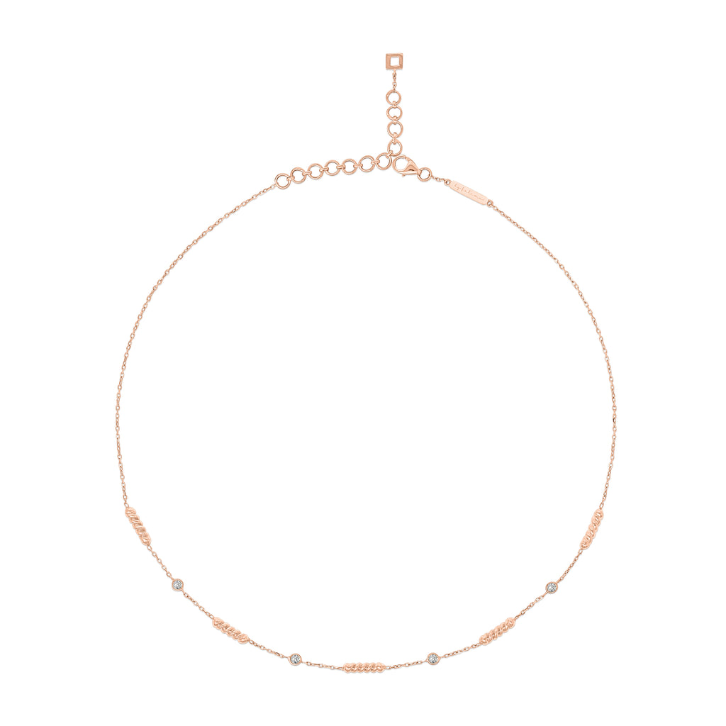 Twine Diamond Choker