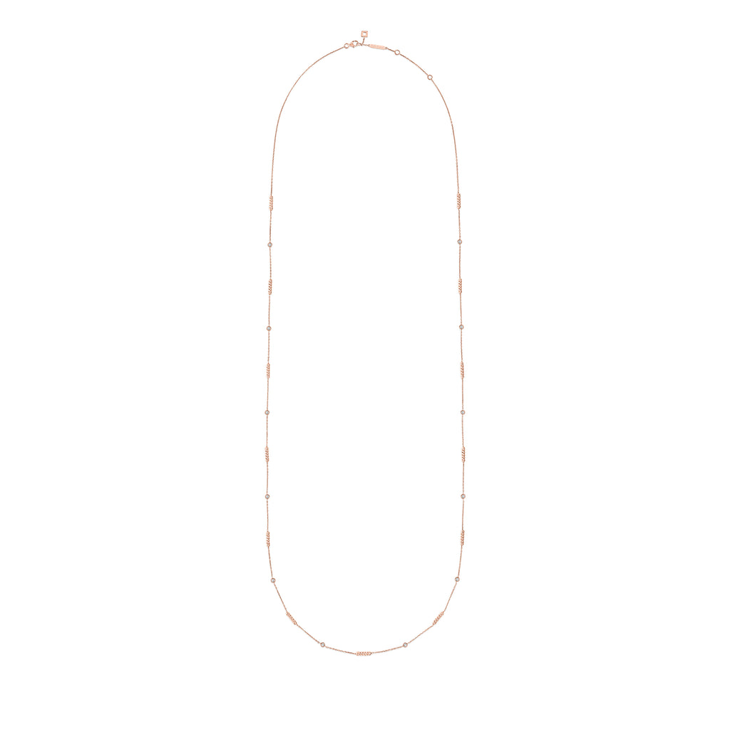 Twine Diamond Long Necklace