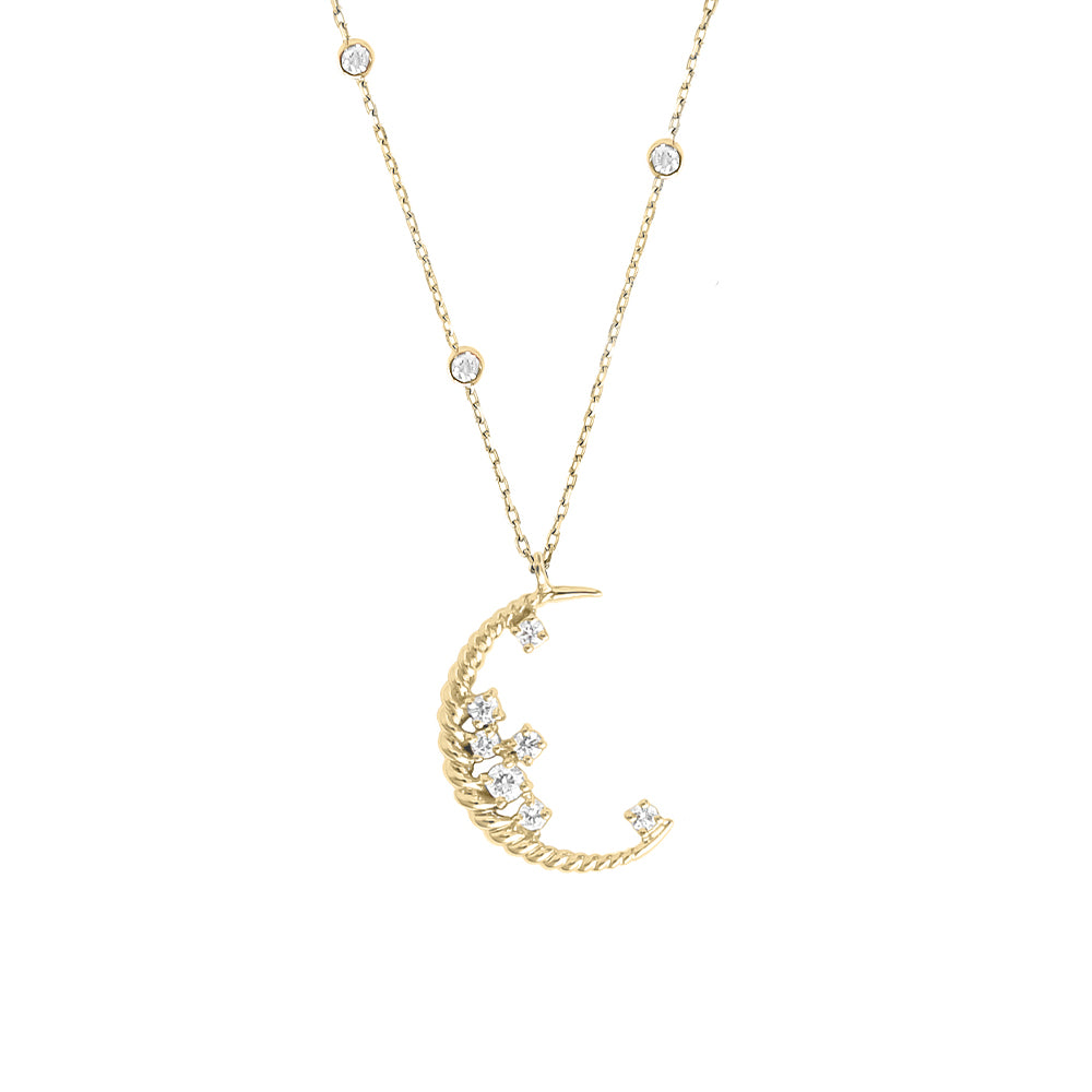 Stellar Moonlight Necklace, Small